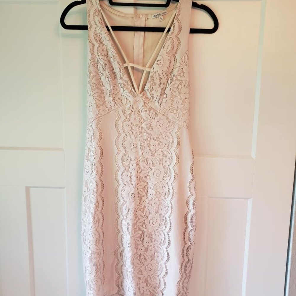 Charlotte Russe Womens Dress Medium Ivory Worn Once